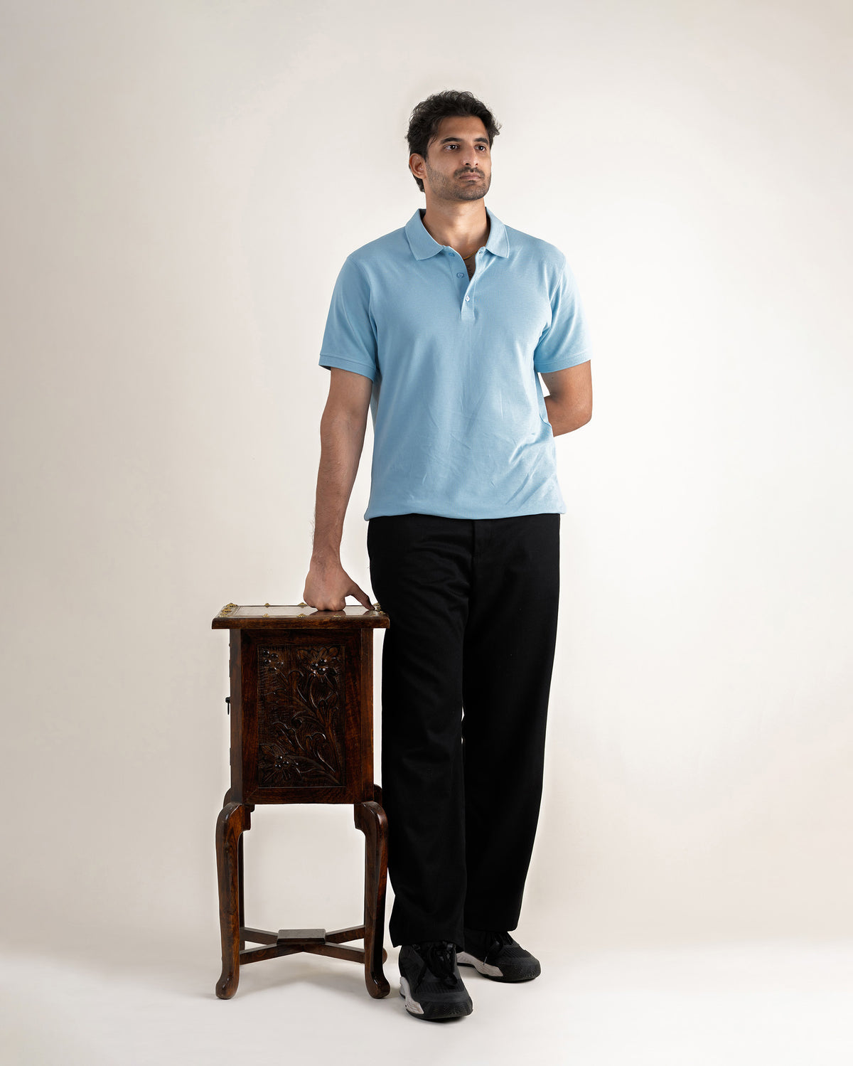 The Airy Blue Polo